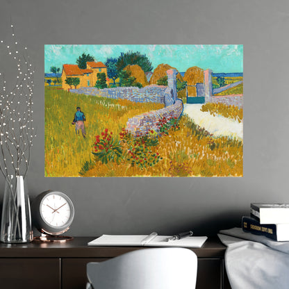 Farmhouse in Provence - Van Gogh Fine Art Poster
