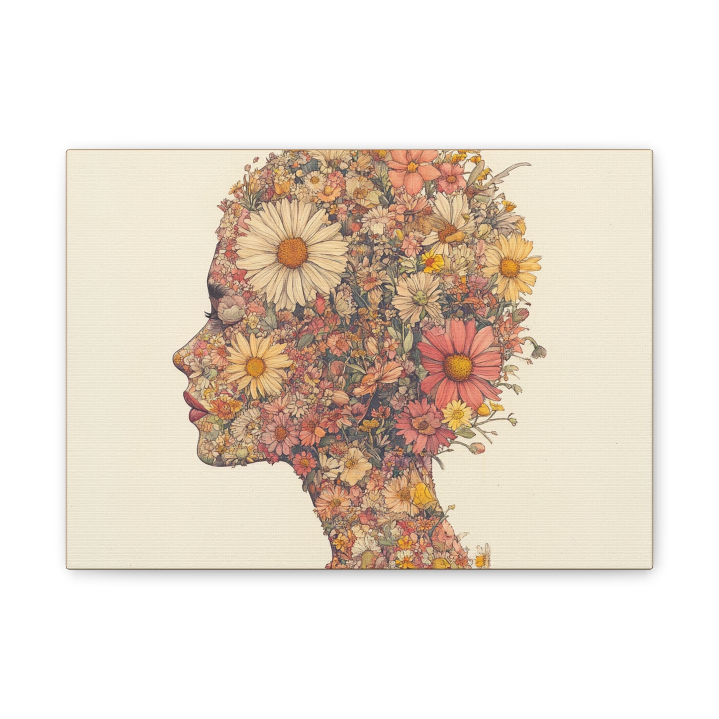 And So She Grew on Canvas