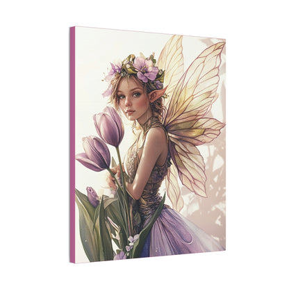 Tuesdays are for Tulips - Flowers & Fairies Collection - Fine Art Print on Canvas