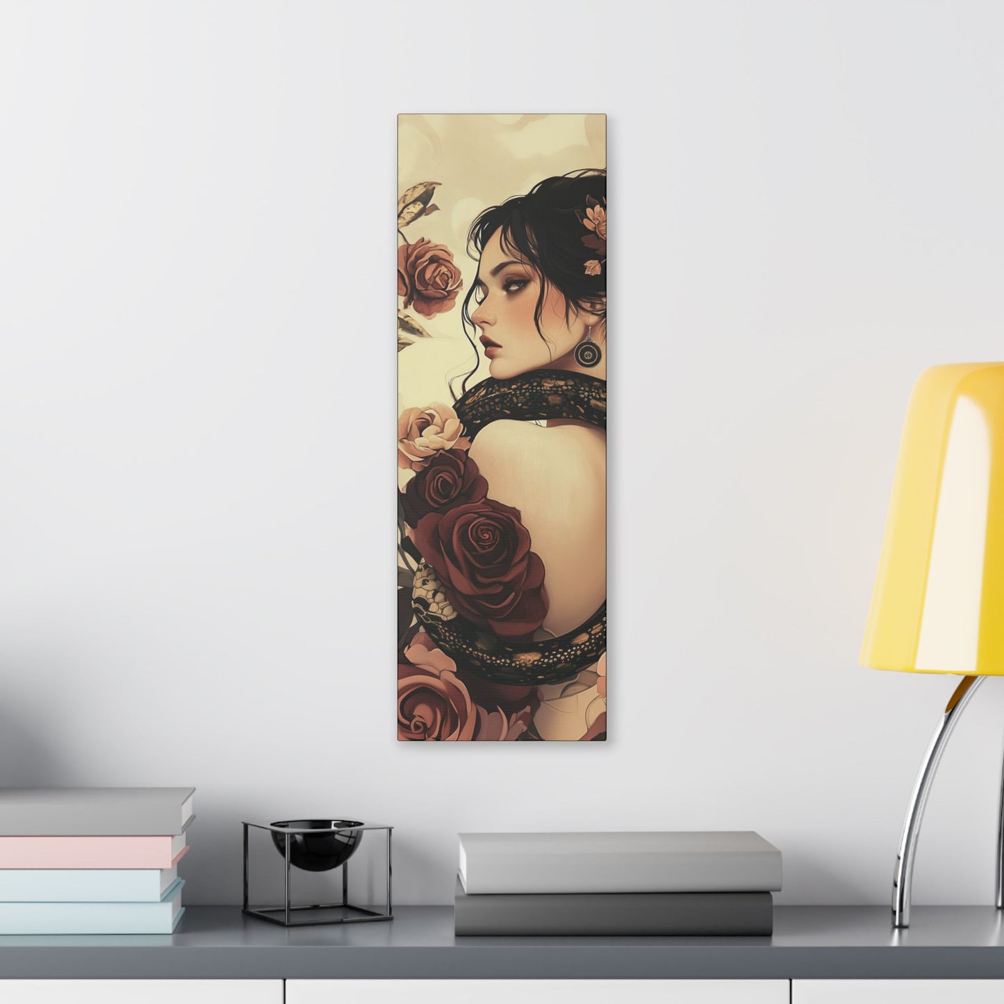 Never Look Back - Secret Garden Series - Fine Art Print on Canvas