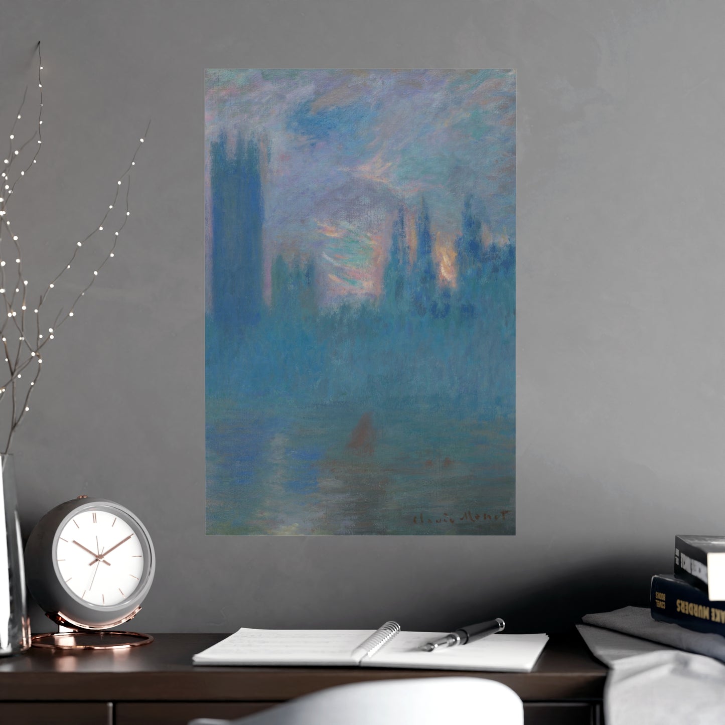 Houses of Parliament London - Monet Fine Art Poster