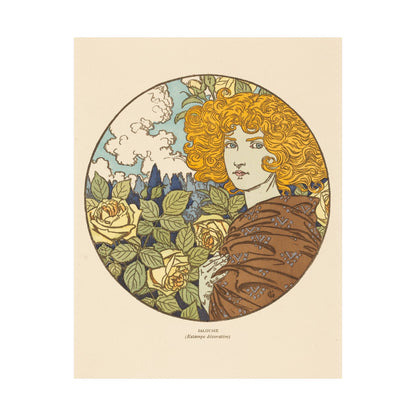 Jealousy - Classic Art - Fine Art Print - Vintage Floral Art Print - Matte Vertical Poster - Art Noveau Posters