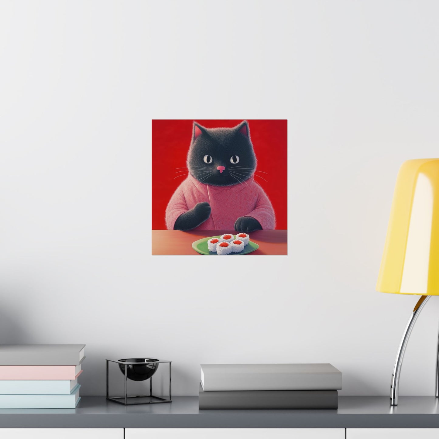 9 Lives Sushi Bar Art Print - Matte Vertical Posters