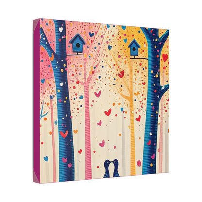 Little Love Birds - Delight in Nature Series - Fine Art Print on Canvas