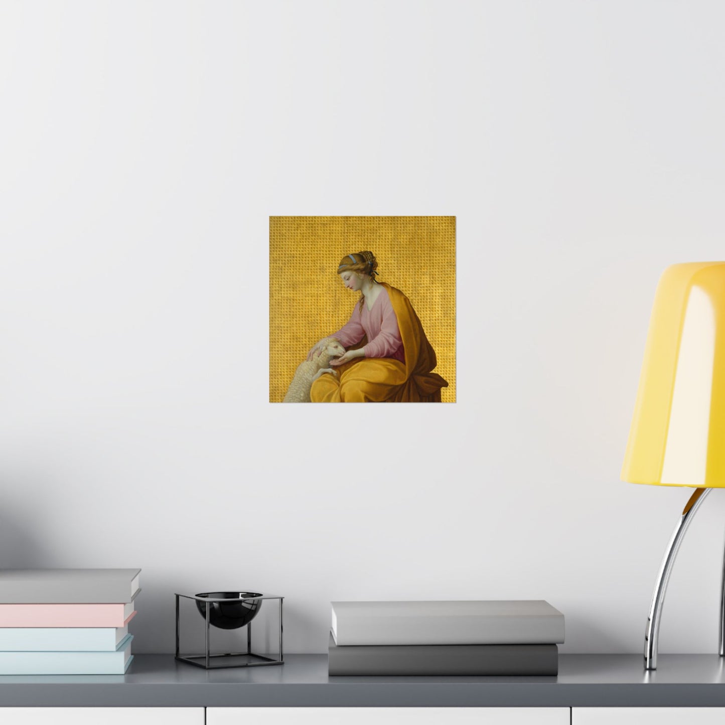 Virtues Art - Meekness - Fine Art Print - Elegant - Vertical Poster - Vintage Art Print
