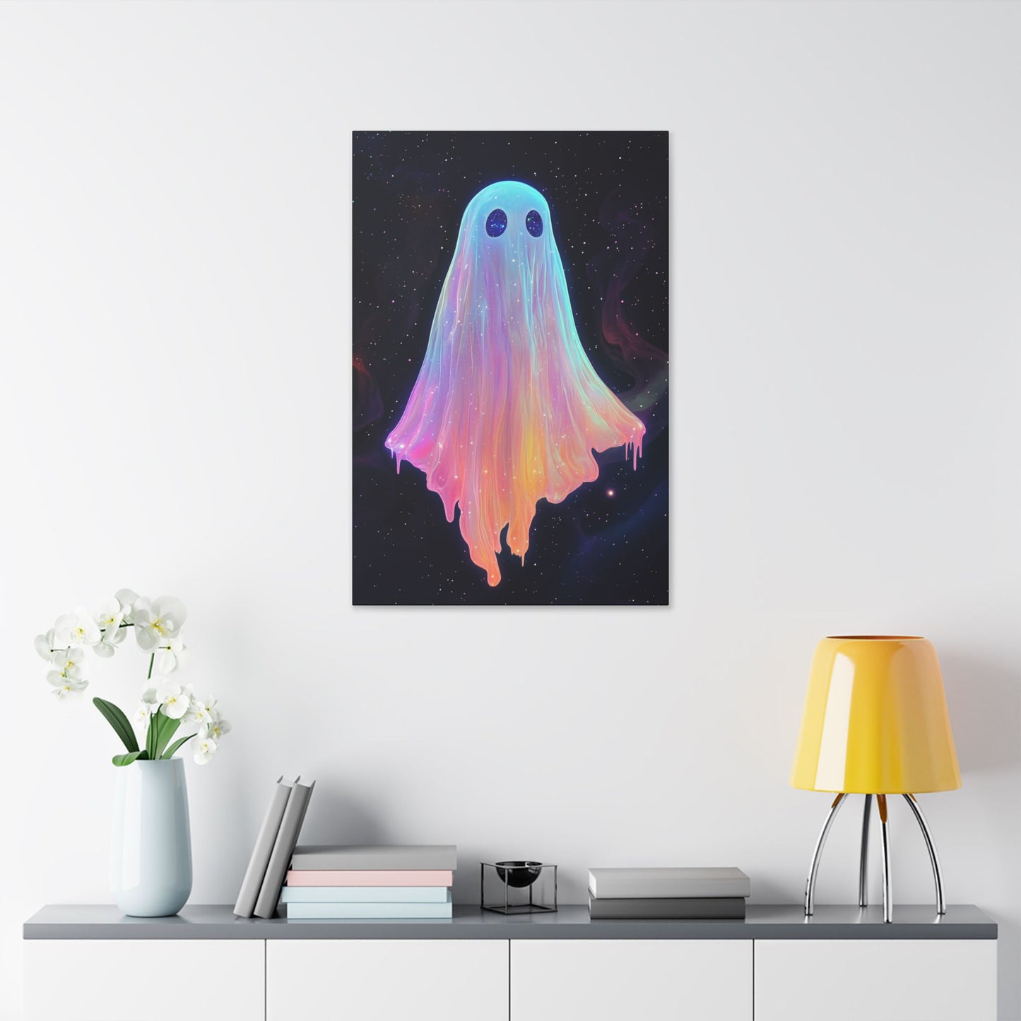 Cosmic Ghost  - Custom Art Print on Canvas