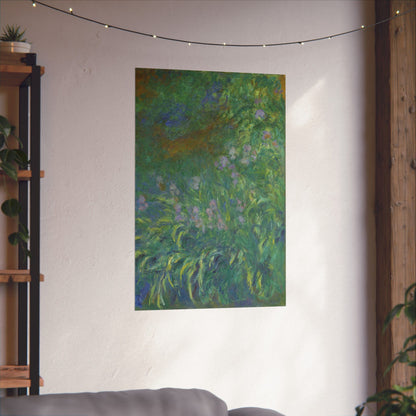 Claude Monet - Irises Botanical Fine Art Print