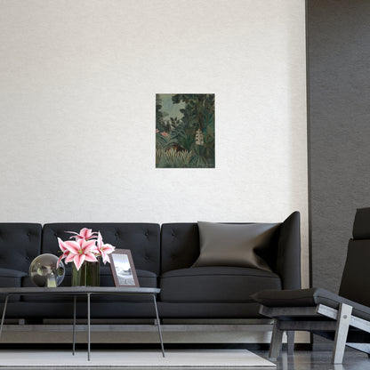 The Equatorial Jungle - Rousseau Tropical Fine Art Poster