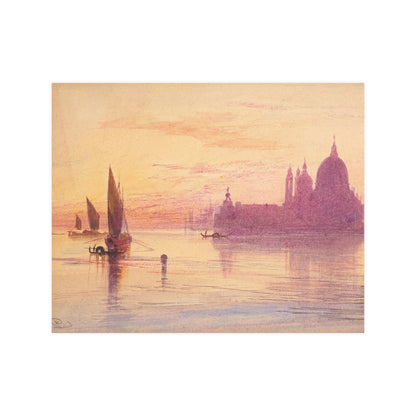 Santa Maria della Salute Venice at Sunset - Fine Art Poster