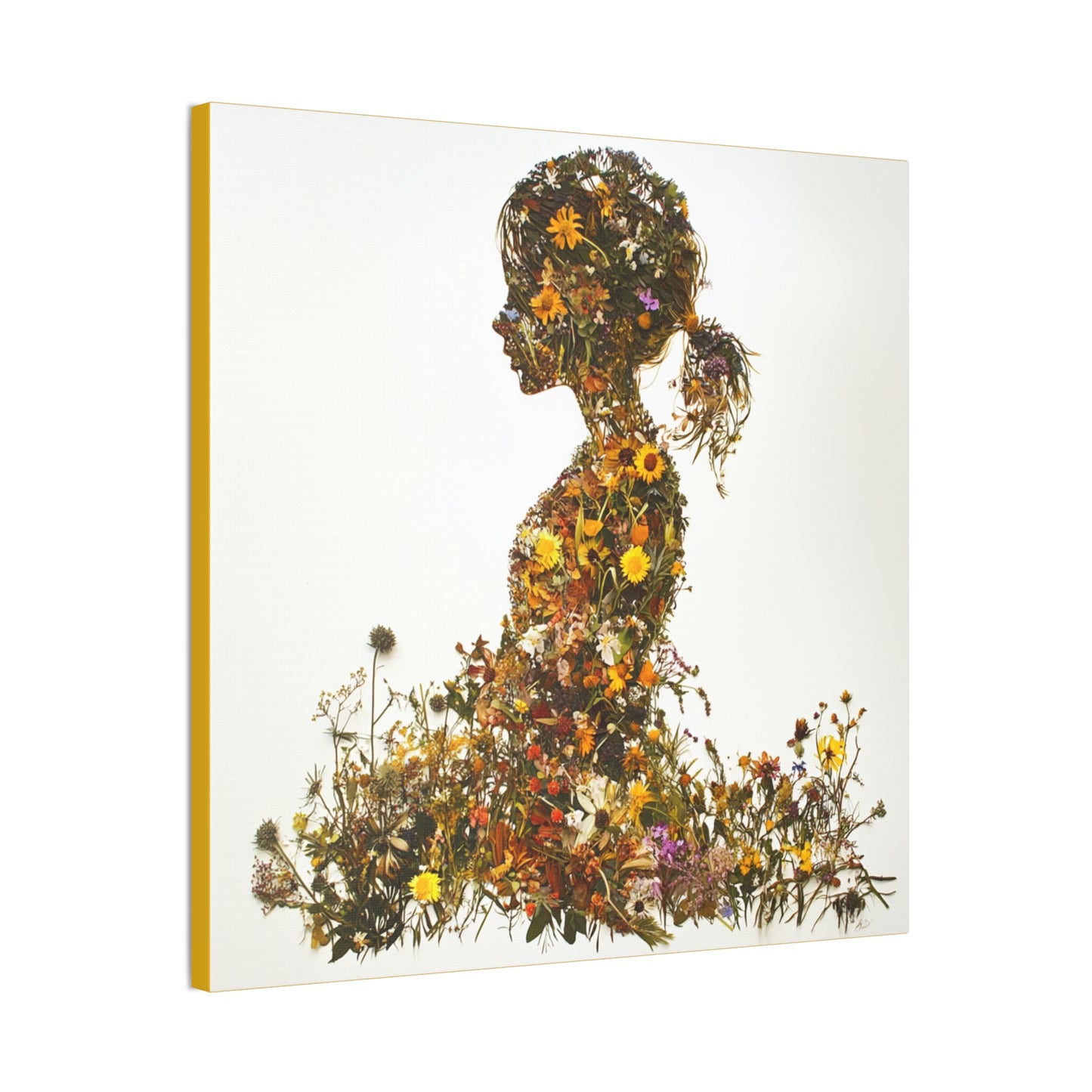 Summers Gone By - Wildflowers Fine Art Print on Canvas