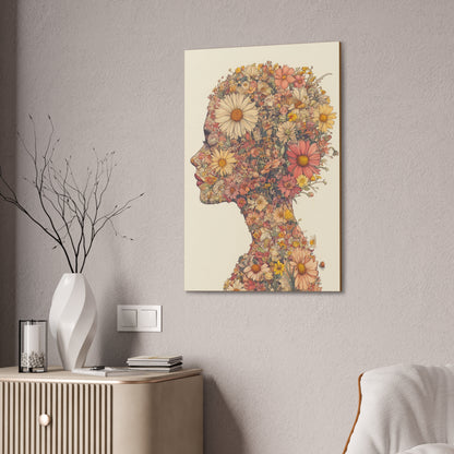 And So She Grew on Canvas