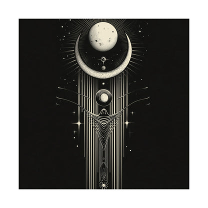Guided by the Moon - Fine Art Print - Cosmic Poster - Celestial Wall Art - Astronomy Lovers - Space - Ethereal