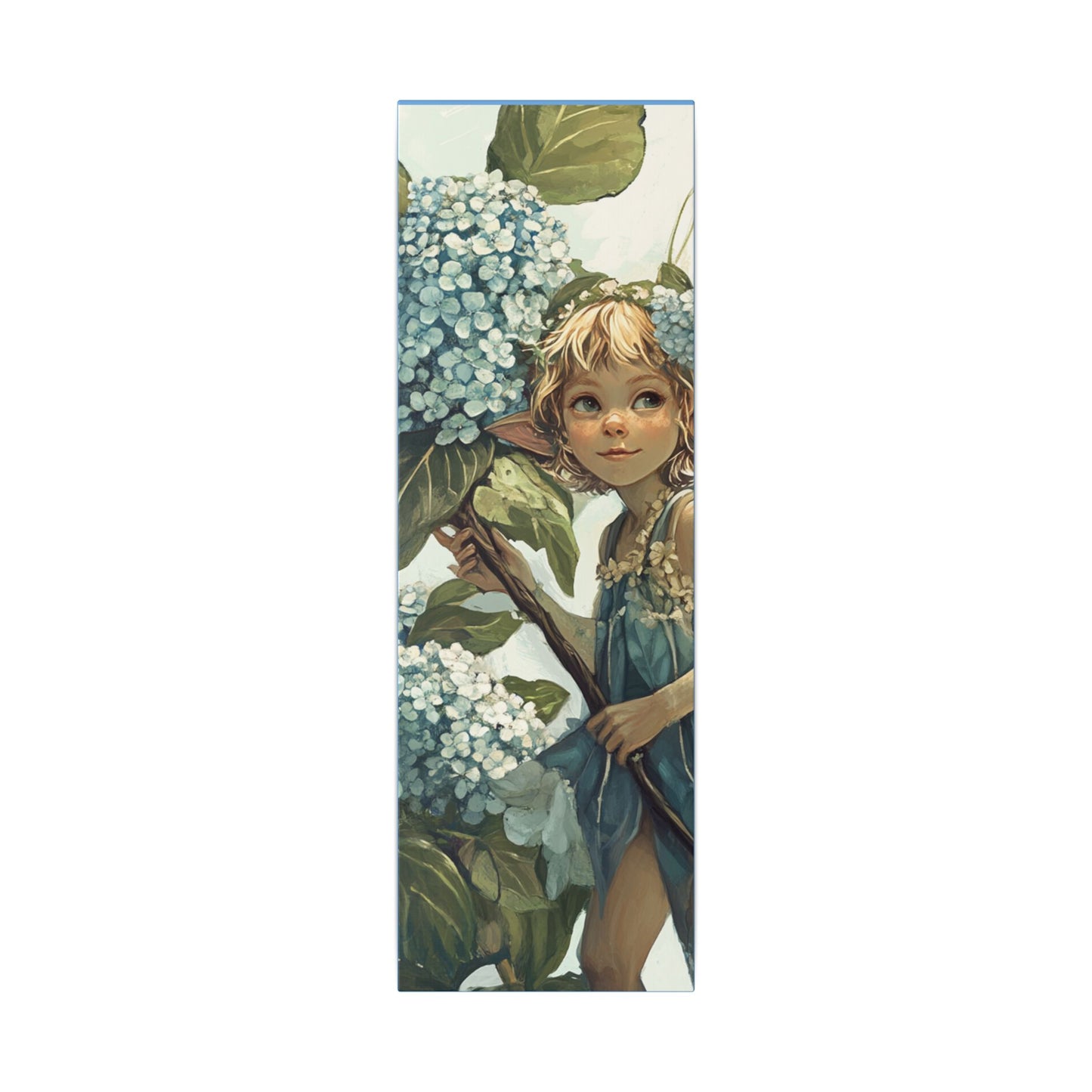 Blue Hydrangea - Flowers & Fairies Collection - Fine Art Print on Canvas