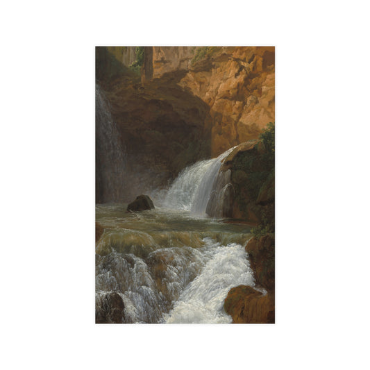 Waterfalls at Tivoli - Italian Landscape Fine Art Poster