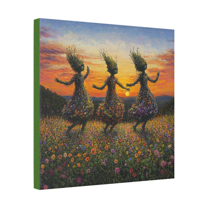 The Fairy Frolic - Flowers & Fairies Collection - Wall Art on Canvas