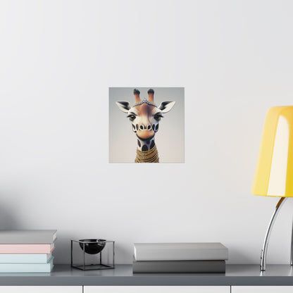 Adventure Awaits - His & Hers Giraffe Fine Art Prints (A) - Whimsical Animals - Home Décor - Wedding Gift