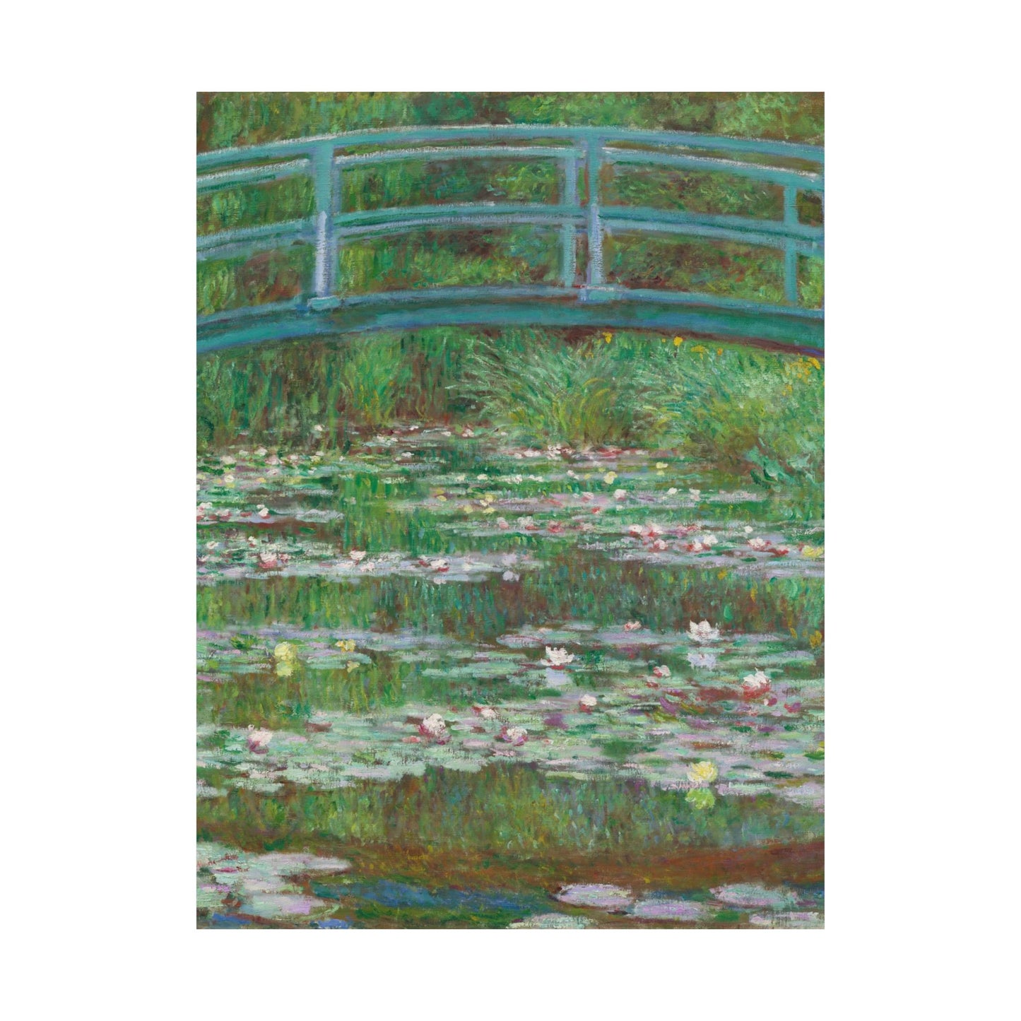 Claude Monet - Japanese Foot Bridge Fine Art Canvas Print