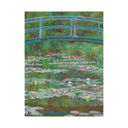 Claude Monet - Japanese Foot Bridge Fine Art Canvas Print