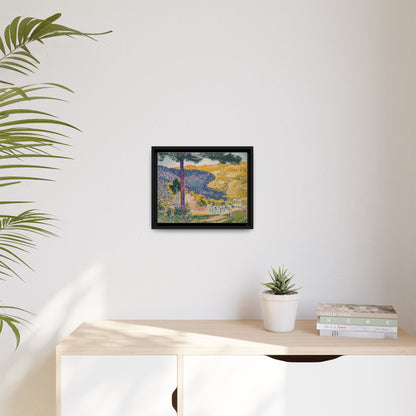 Valley with Fir Shade on the Mountain - Museum Collection - Framed Canvas Print