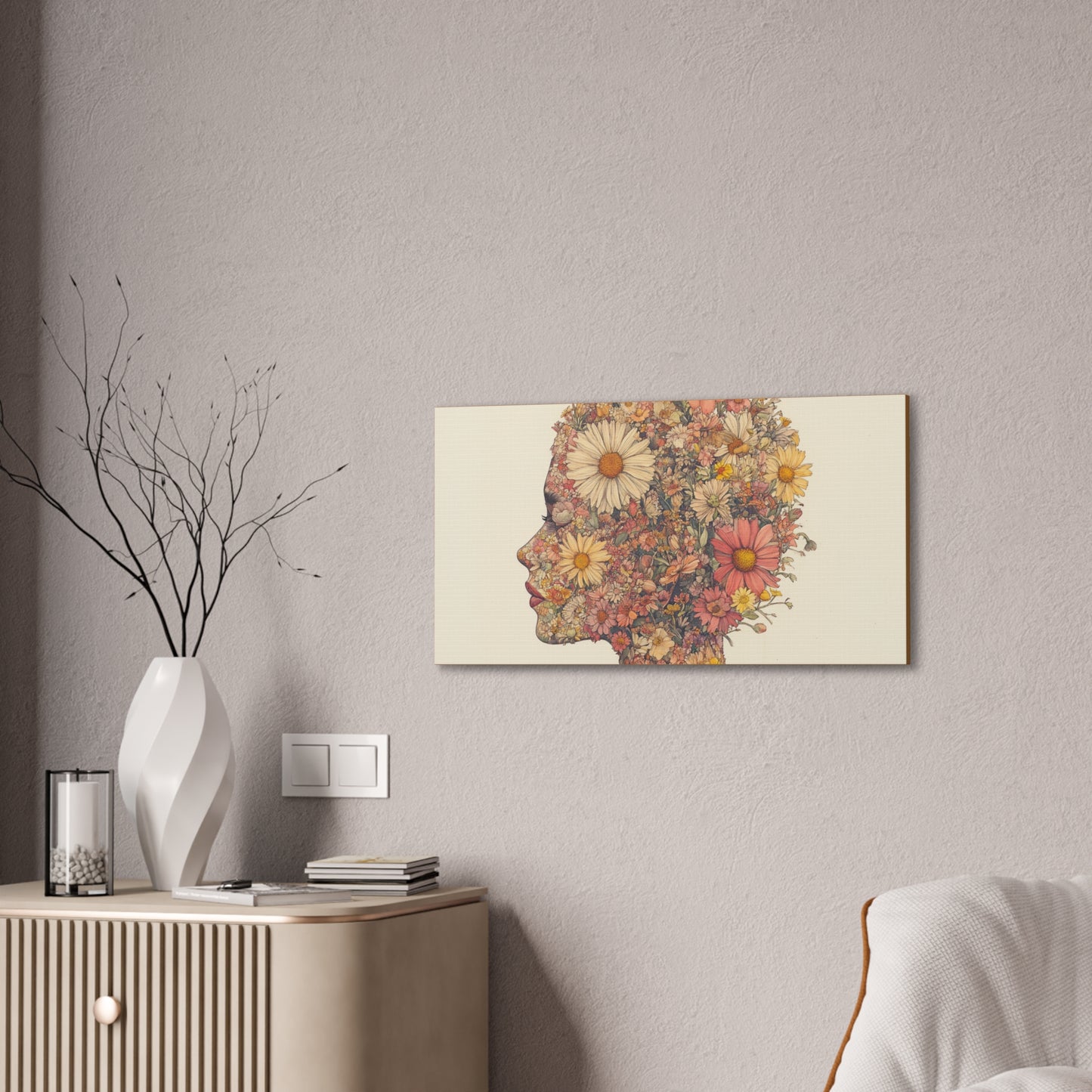 And So She Grew on Canvas