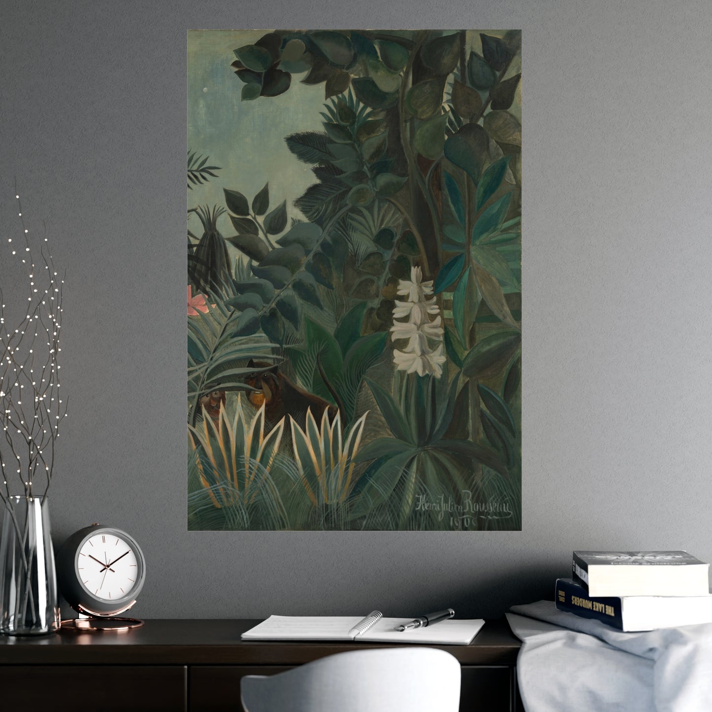 The Equatorial Jungle - Rousseau Tropical Fine Art Poster