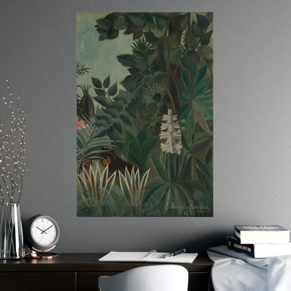 The Equatorial Jungle - Rousseau Tropical Fine Art Poster