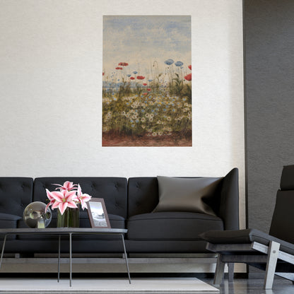 Wildflower Scene - Museum Collection - Fine Art Poster