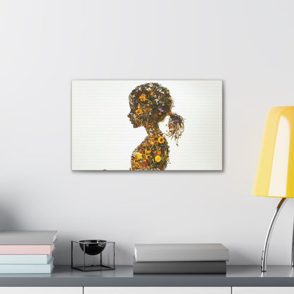 Summers Gone By - Wildflowers Fine Art Print on Canvas