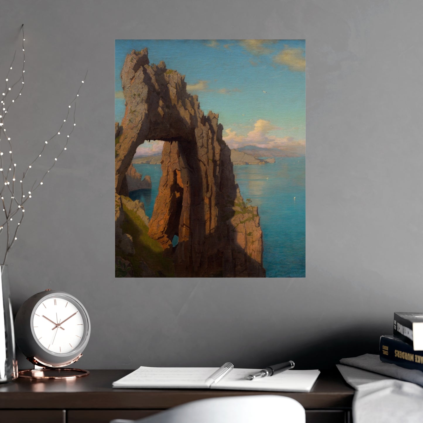 Natural Arch at Capri - Italian Coast Fine Art Poster