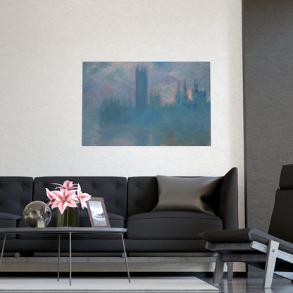 Houses of Parliament London - Monet Fine Art Poster