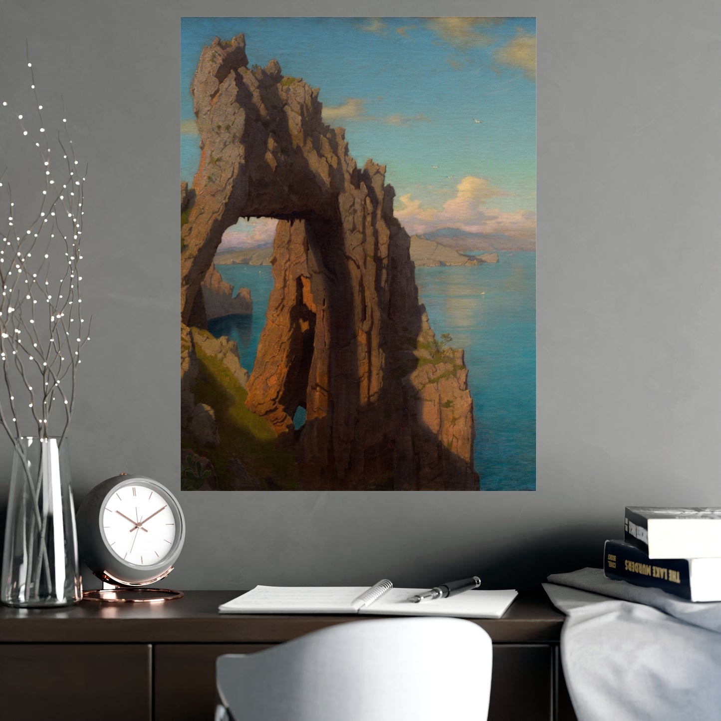 Natural Arch at Capri - Italian Coast Fine Art Poster