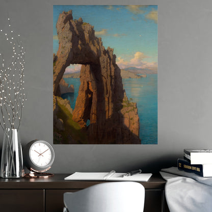 Natural Arch at Capri - Italian Coast Fine Art Poster