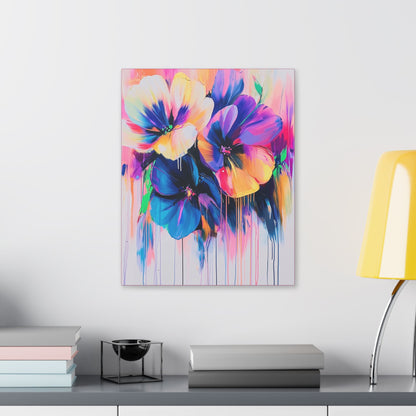 Color Blooms - Delight in Nature Series - Fine Art Print on Canvas