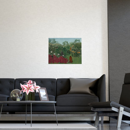 Tropical Forest with Monkeys - Rousseau Fine Art Poster