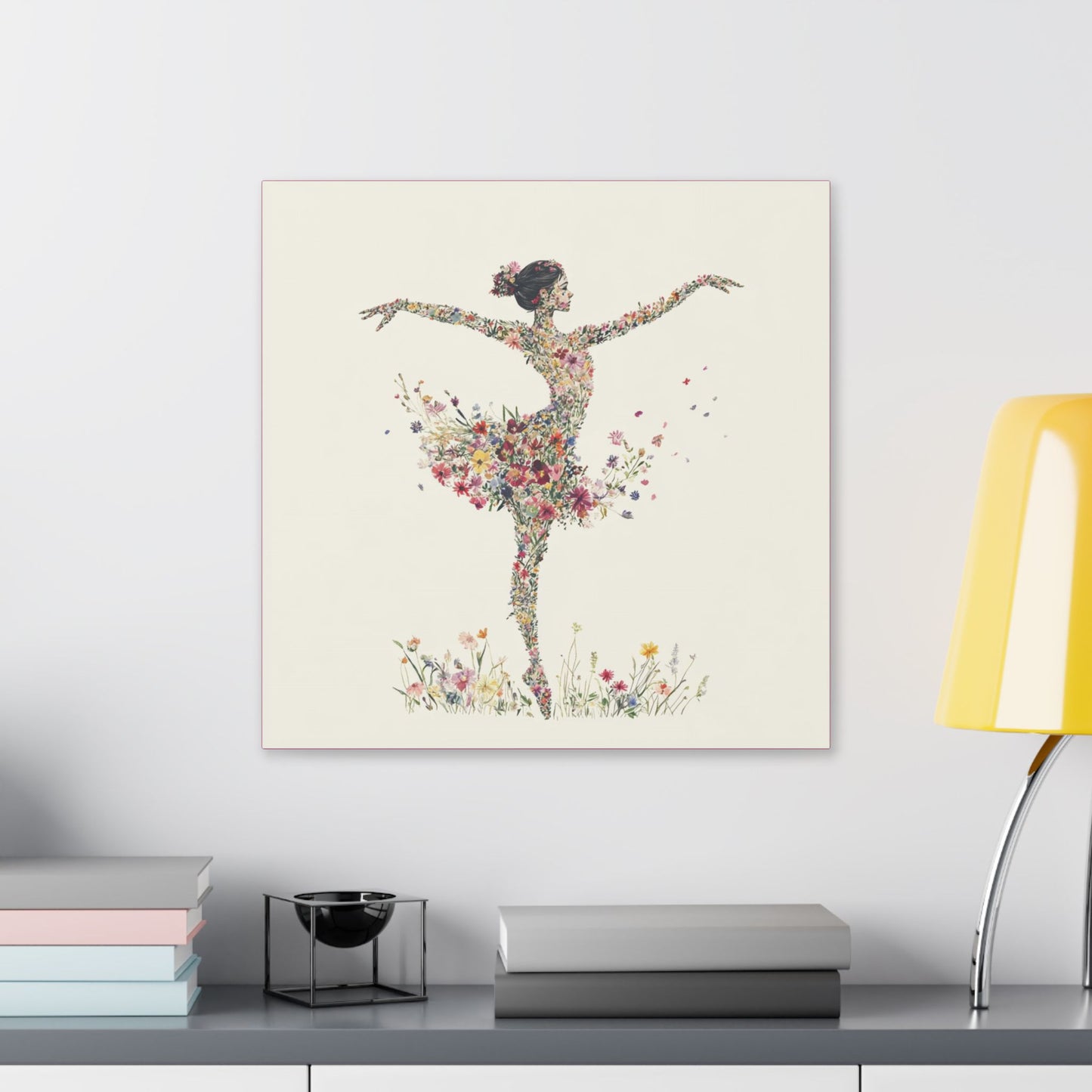 You Belong Among the Wild Flowers - On Point - Painting on Canvas