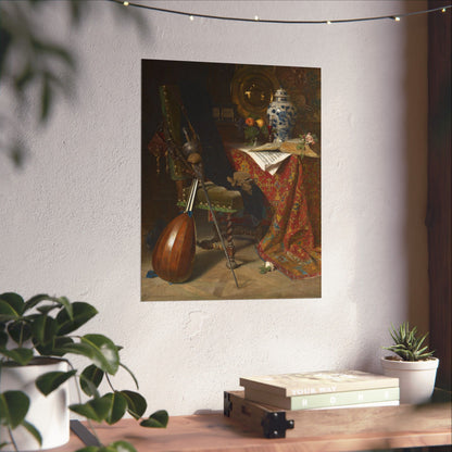 Elegant - Still Life Art - 17th Century Interior Painting - Fine Art Print - Gothic Art - Vintage Fine Art