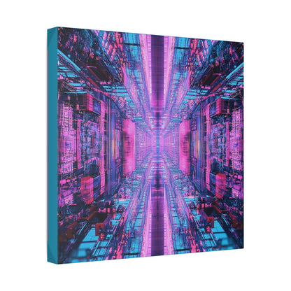 Quantum Glitch on Canvas