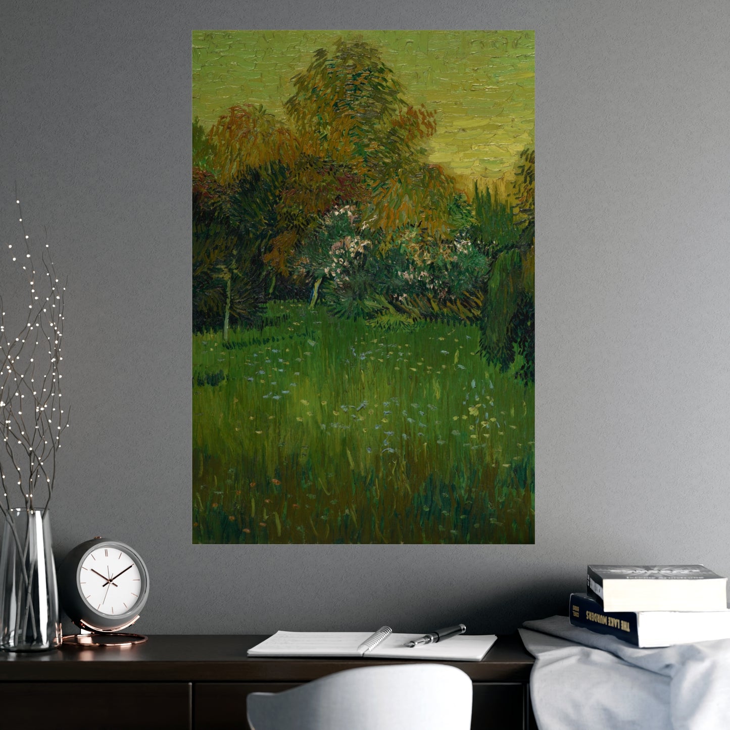 The Poet's Garden - Van Gogh Fine Art Poster