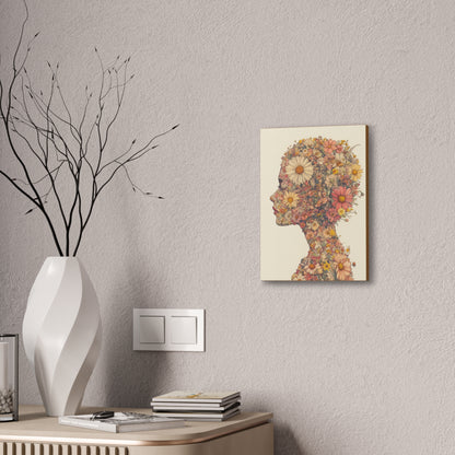 And So She Grew on Canvas