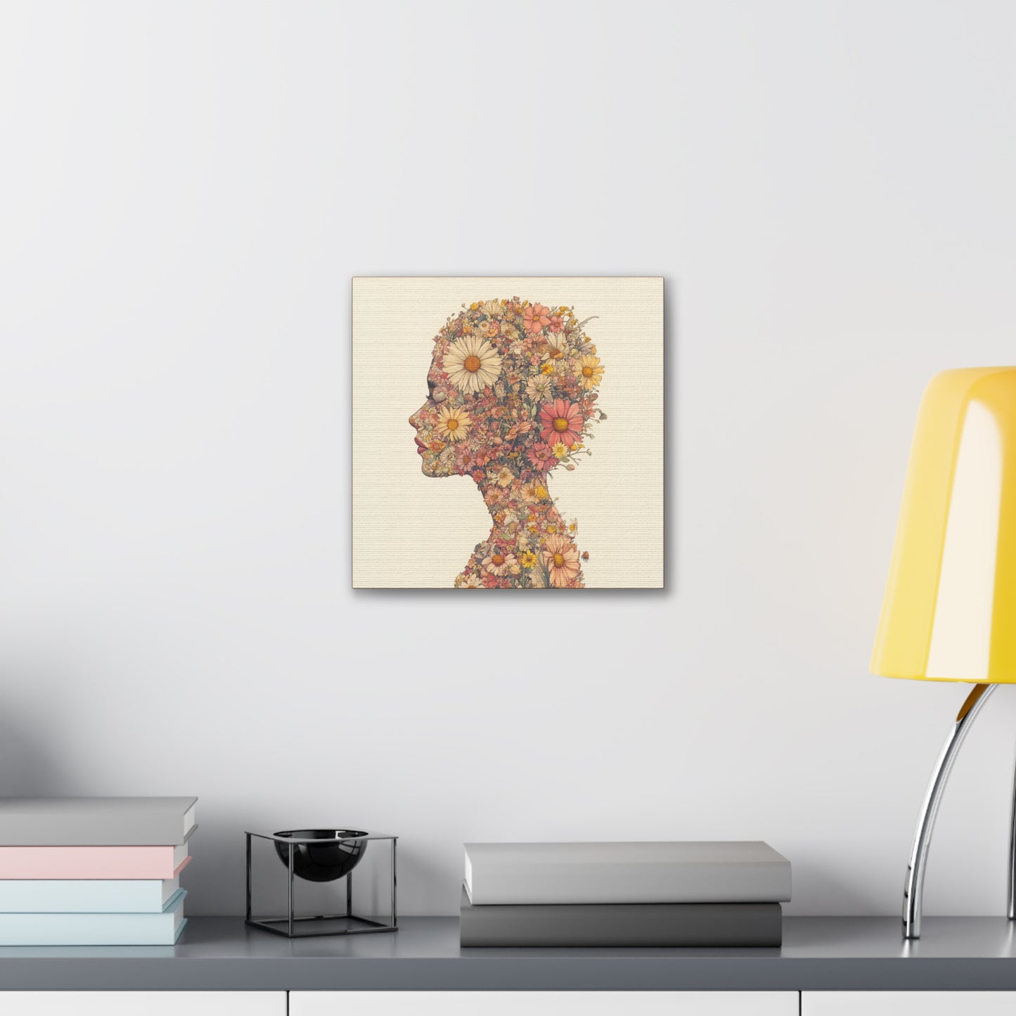 And So She Grew on Canvas