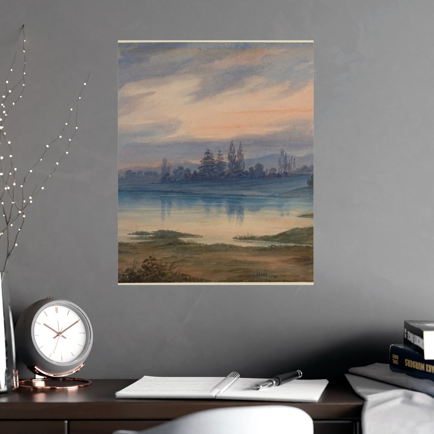 Landscape near Strasbourg - European Pastoral Fine Art Poster