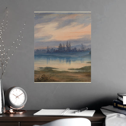 Landscape near Strasbourg - European Pastoral Fine Art Poster