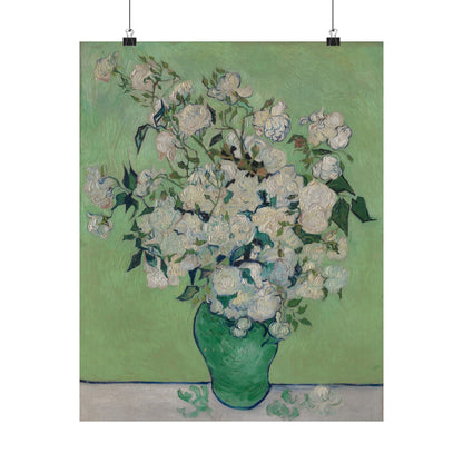 Van Gogh- Fine Art Prints - Reproduction - Flowers in a Vase - Floral Vertical Poster - Artistic Home Décor for Nature Lovers
