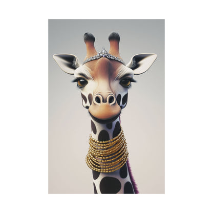 Adventure Awaits - His & Hers Giraffe Fine Art Prints (A) - Whimsical Animals - Home Décor - Wedding Gift