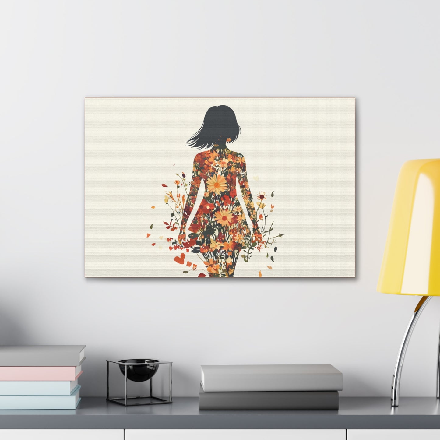 You Belong Among the Wildflowers  - Flower Girl - Print on Canvas