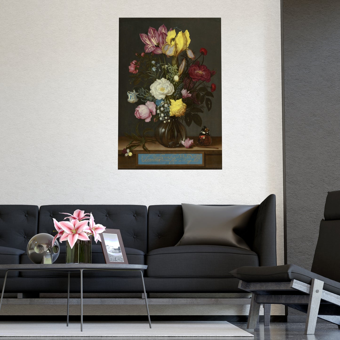 Bouquet of Flowers in a Glass Vase - Dutch Masters Fine Art Poster