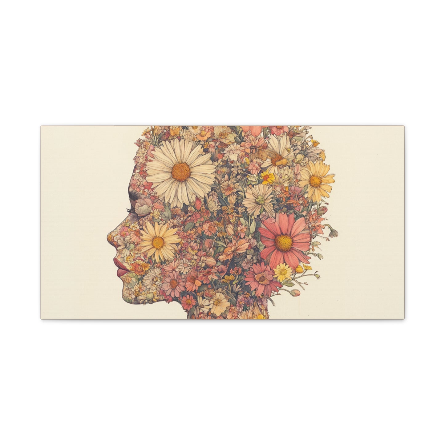 And So She Grew on Canvas