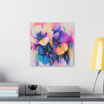 Color Blooms - Delight in Nature Series - Fine Art Print on Canvas