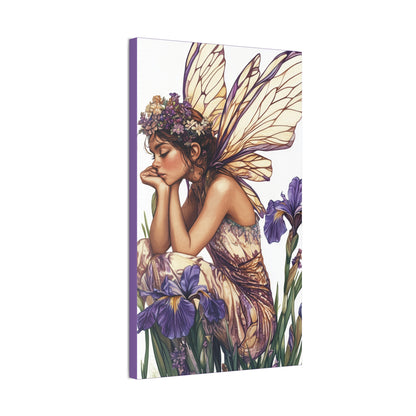 Iris You Were Here - Flowers & Fairies Collection - Fine Art Print on Canvas