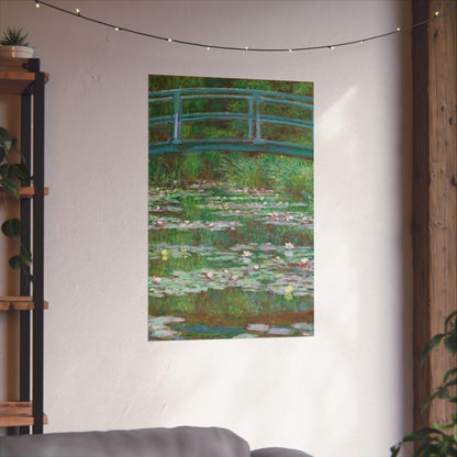 Claude Monet - Japanese Foot Bridge Fine Art Canvas Print